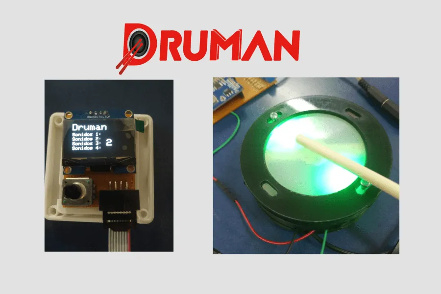 Druman - Juguete musical vestible para niños